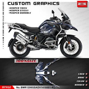 Kungfu Graphics Sticker Kit for BMW R1200 GS Adventure 2014 2015 2016 2017 2018 - Picture 1 of 10