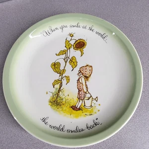 Vintage Holly Hobbie Plate 10" Collectors Edition "When You Smile at the World.. - Picture 1 of 2