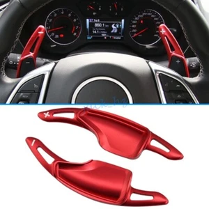 For 2016-2023 Chevrolet Camaro Steering Wheel Paddle Shifter Accessories Red - Foto 1 di 8
