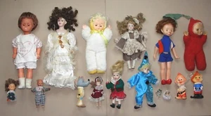 MUÑECAS soviéticas vintage de plástico Pinocho Buratino URSS 16 piezas - Imagen 1 de 7