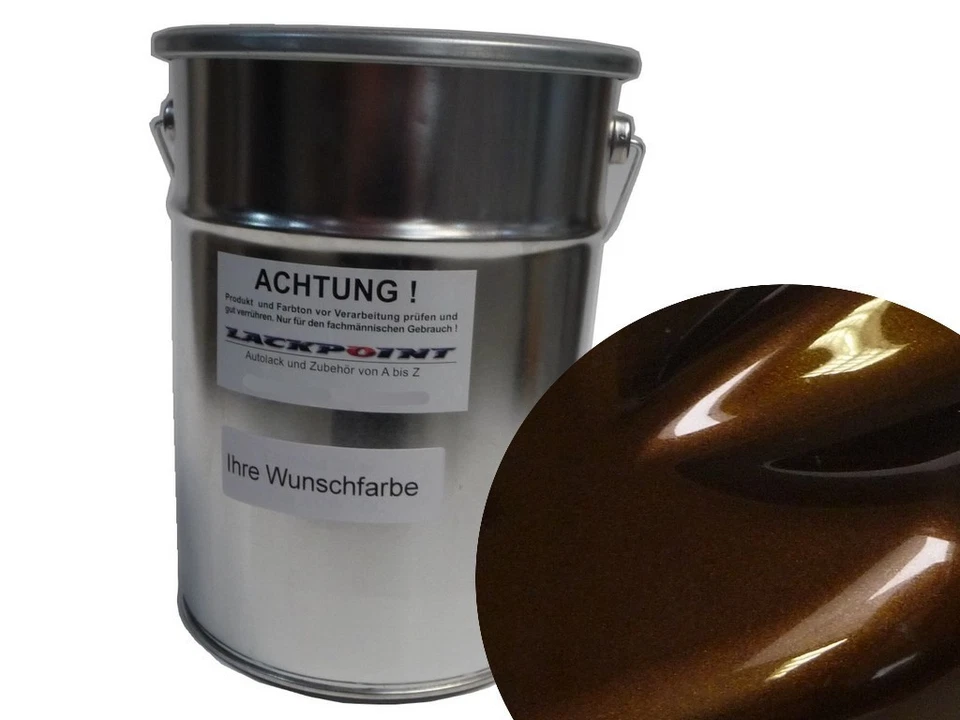 3 L Spritzfertiger Basislack BMW B09 Marrakesch Braun Metallic Tuning Autolack $ - Bild 1 von 1