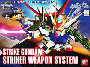 Bandai SD #BB-259 GAT-X105 Strike Gundam and Strike Weapon System - Foto 1 di 1