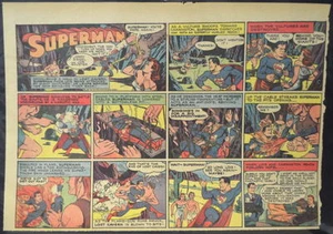 SUPERMAN SUNDAY COMIC STRIP #18 Mar 3, 1940 2/3 FULL Page DC Comics RARE - Picture 1 of 2