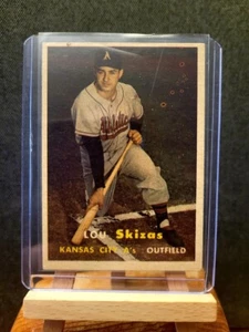 1957 Topps Kansas City Athletics Baseball Card #83 Lou Skizas RC - Picture 1 of 2
