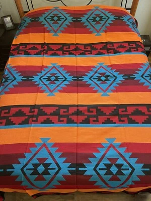 "Nueva colcha de lujo estilo indio nativo del suroeste tamaño queen 88""x96"" cubierta de asiento" Foto 1 de 4