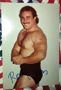 MIKE (ROCKY JONES) MASTERS WRESTLER. SIGNIERTES FOTO UM 1985 LEBENSLANG COA - Bild 1 von 4