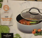 3 Qt Saucepan with Lid by Masterchef TV Series - BRAND NEW Check Lid