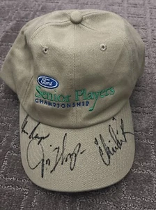 06 Ford Senior Players Champion Hat Signed Gary Player Jim Thorpe Chi Rodriguez - Picture 1 of 11