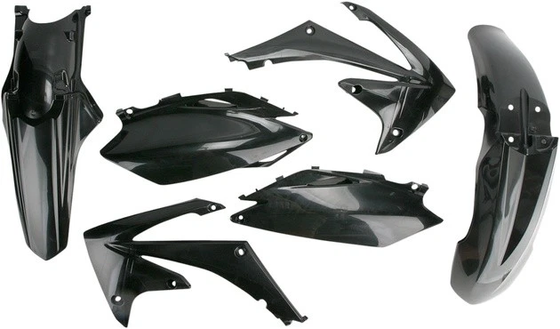 Acerbis Plastics Kit Black #2141860001 for Honda CRF250R 4-Stroke/CRF450R - Imagem 1 de 1