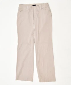 GAP Womens Flared Leg Casual Trousers US 10 Large W32 L31 Beige ME05 - Picture 1 of 4