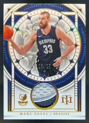 2023-24 National Treasures Marc Gasol Timeless Patch Prime #13/25 Grizzlies - Image 1 of 2