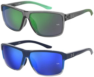 Gafas de sol Under Armour Kickoff rectangulares con lentes espejadas Foto 1 de 4