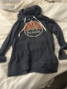 MV Sport Pullover Herren Gr. M grau Hoodie Taschen weich langarm - Be Hippy - Bild 1 von 4