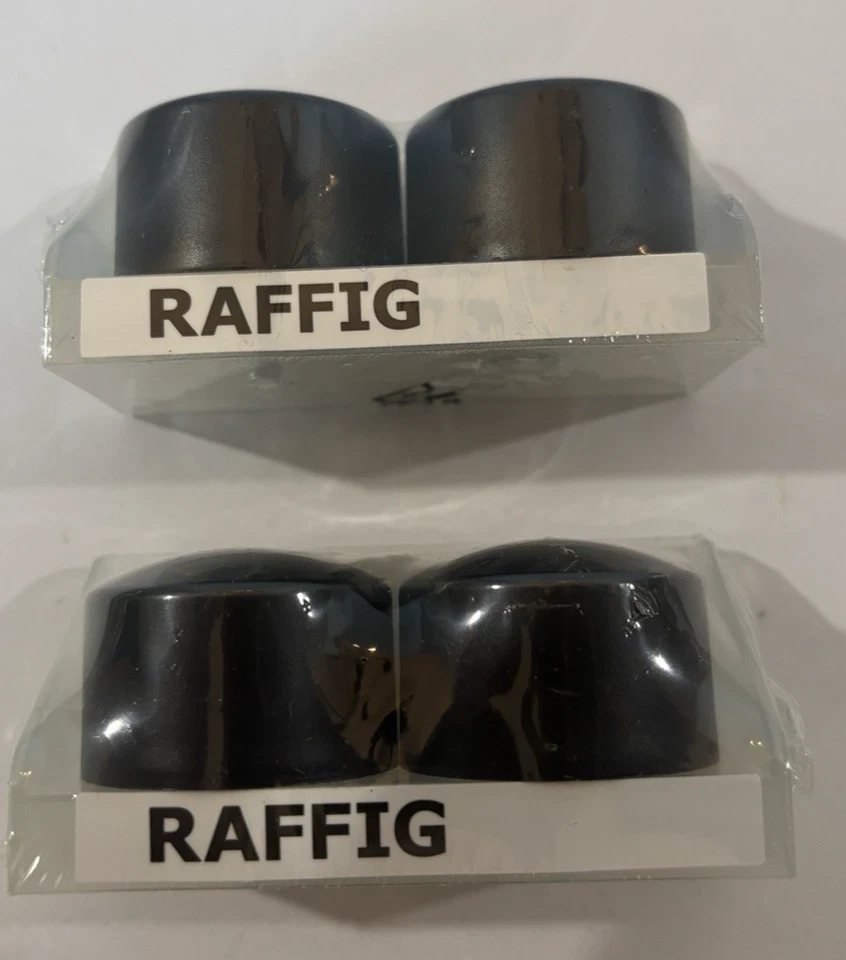 IKEA RAFFIG 202.199.36 Finials 2 Pair Black