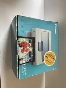 Canon Selphy CP400 Compact Photo Printer With All Cords, Cables W/Photo Paper! - Picture 1 of 6