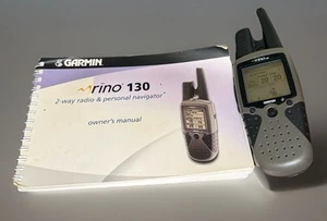Garmin Rino 130 Handheld Hiking GPS Navigator & 2-Way Radio W/ Manual ๐ฅ Bundle - Picture 1 of 2