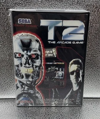 T2 The Arcade Game Sega Master System Rare W/Manual 8 Bit Retro 1993 #0816 - Image 1 of 4