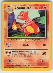 Charmeleon Uncommon Base Set 024/102 LP - Picture 1 of 2