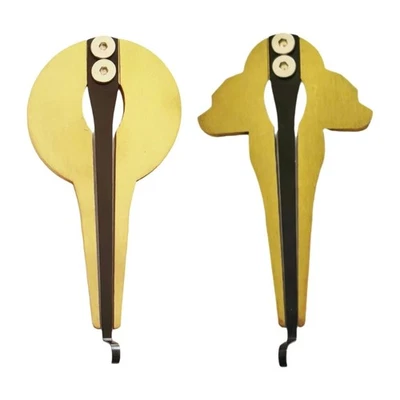 Luxurious Circulars Harp Warm Gold Coating Ergonomic Grip Clear Sound Quality - Image 1 of 4