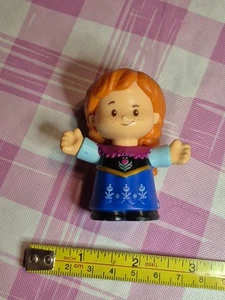 Fisher Price Little People Disney Princess Frozen Anna Figure 2019 Mattel - Picture 1 of 10