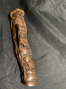 5.5 Inches Chinese Bronze Hand Made *Cicada On Bamboo* Paper Weight - Picture 1 of 6
