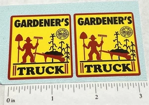Pair Marx Gardener's Truck Replacement Stickers MX-065 - Picture 1 of 1