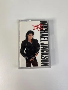 Michael Jackson BAD Audio Cassette Tepe Top  Epic Vintage - Picture 1 of 3