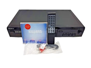 Sony CDP-XE310 CD Compact Disc Player Deck Vintage HiFi Collectible Retro Black - Picture 1 of 24