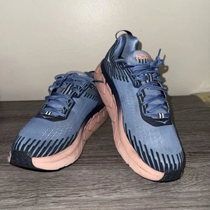 Hoka One One Clifton 5 Women’s Sneakers Blue and Pink Size 11 - Picture 1 of 8