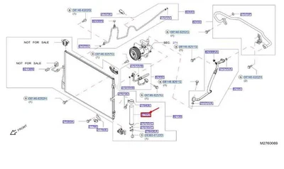 NISSAN NAVARA MK3 D23 Kondensator Flüssigkeitstank Assy 92131BH40A NEU ORIGINAL - Image 1 of 2