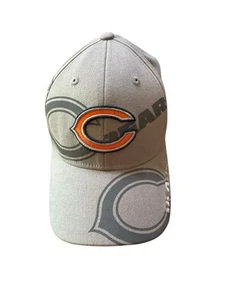 Chicago Bears Hat Cap Fitted Gray/Orange NFL Football Reebok OSFA - Picture 1 of 5