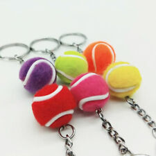 1PC Key Chain Tennis Ball Metal Keychain Car Key Chain Key Ring Sport Chain