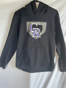 Felpa Merchandise Originale MLB Taglia Giovanile Colorado Rockies - Foto 1 di 6