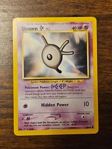 Juego de cartas coleccionables Pokémon Unown K Neo Revelation Unlimited 58/64 LP regular WOTC. - Imagen 1 de 2