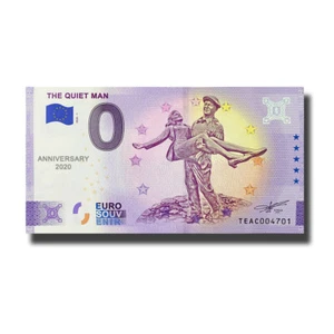 Aniversario. Billetes Euro Souvenir Irlanda 2020-1 TEAC The Quiet Man Billete Schein - Imagen 1 de 1