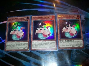 3x Reptilianne Lamia 1st Edition Ultra Rare GFP2-EN116 Yu-Gi-Oh! - Picture 1 of 1