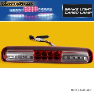 LED 3rd Brake Light Cargo Lamp Clear Lens Fit For 99-06 Silverado GMC Sierra - Picture 1 of 12