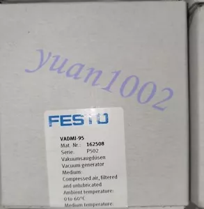 1PCS NEW FESTO VADMI-95 162508 Vacuum generator Fast FedEx or DHL - Picture 1 of 5