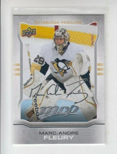 14/15 UD MVP Pittsburgh Penguins Marc-Andre Fleury Silver Script card #243 - SP - Picture 1 of 2