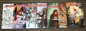 Dynamite Red Sonja (2018) #17 NINETEEN COVER SET ALL Base & Ratio Variants