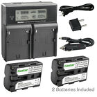 Kastar Battery Lcd Dual Fast Charger For Sony Npfm500 A350 Dslr-A350k Dslr-A350x