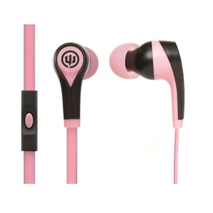 Wicked Audio Drive 900cc Earbuds Pink, Enhanced Bass & Noise Isolating Ear Buds - Picture 1 of 2