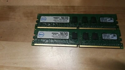 Par Kingston 2 GB Kit de RAM SNPKN992CK2/2G 99L0262-001 P945184-0546398 FRETE GRÁTIS - Imagem 1 de 4