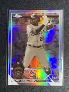 2023 Topps Chrome - Sepia Refractor #145 Oscar Colas (RC) - Picture 1 of 2