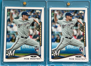 2ct. 2014 TOPPS - ROB WOOTEN (RC's) #494