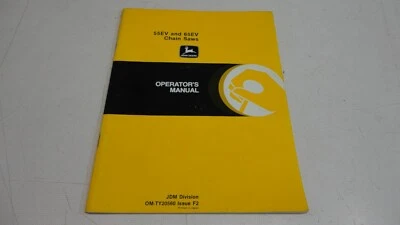 JOHN DEERE 55EV И 65EV ЦЕПНОЙ ПИЛЫ МОДЕЛИ ОПЕРАТОРА РУКОВОДСТВО ДЕТАЛЬ # OMTY20560 - Изображение 1 из 4
