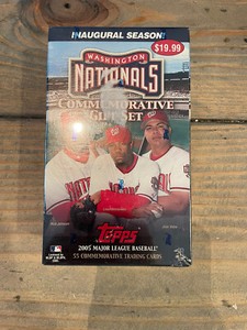 2005 Topps Washington Nationals Inaugural Commemorative Set Factory Sealed
