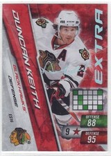 DUNCAN KEITH CHICAGO BLACKHAWKS 2010-11 ADRENALYN XL EXTRA AUTO #ES16