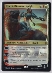 1x Huatli, Dinosaur Knight *PDE Foil* - Ixalan - Near Mint - Imagen 1 de 1