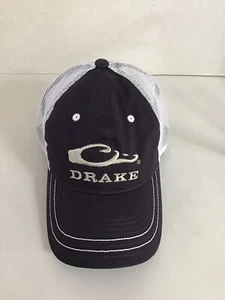 DRAKE WATERFOWL MESH BACK LOGO CAP Men's Blue/White One Size Fits Most NWT D2 - Picture 1 of 7